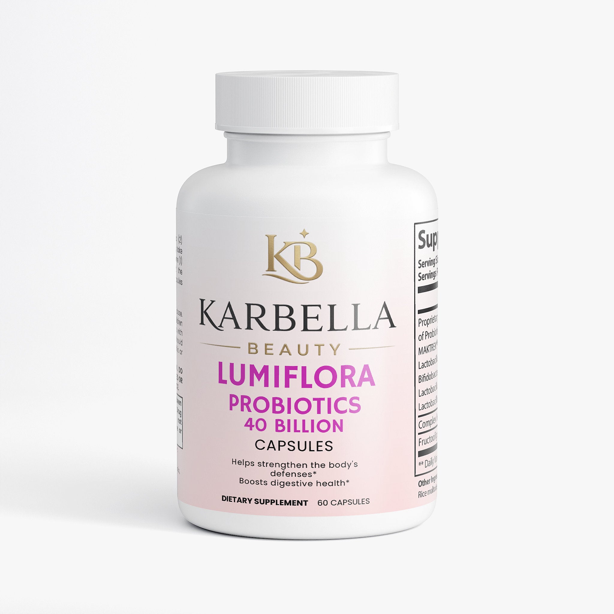 LumiFlora Probiotic 40 Billion with Prebiotics