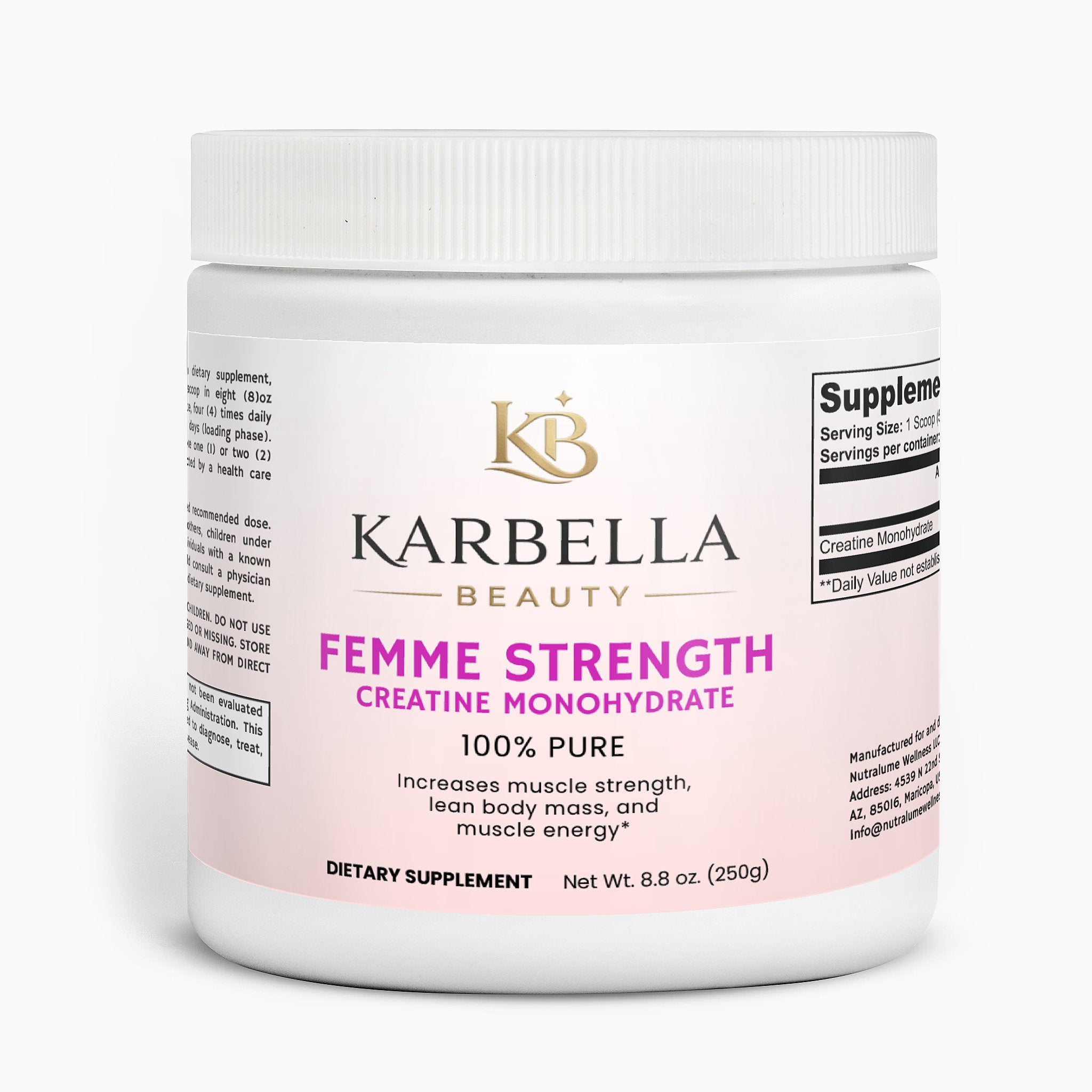 Femme Strength Creatine Monohydrate