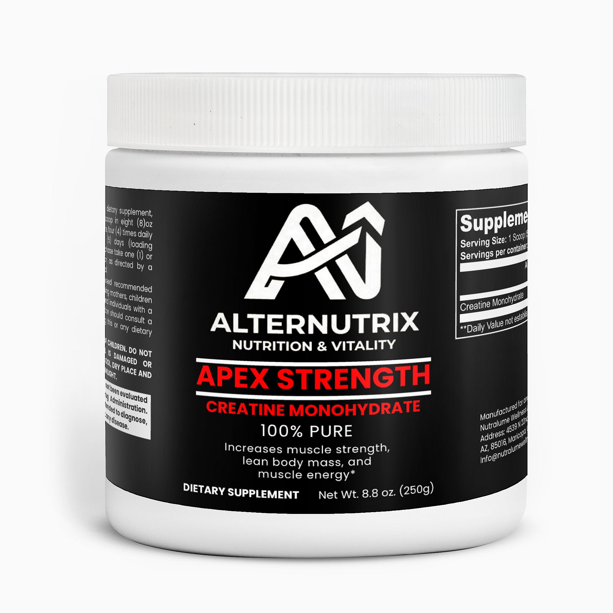 Apex Strength Creatine Monohydrate