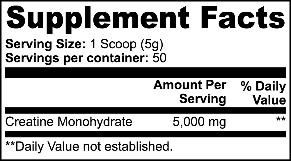 Apex Strength Creatine Monohydrate