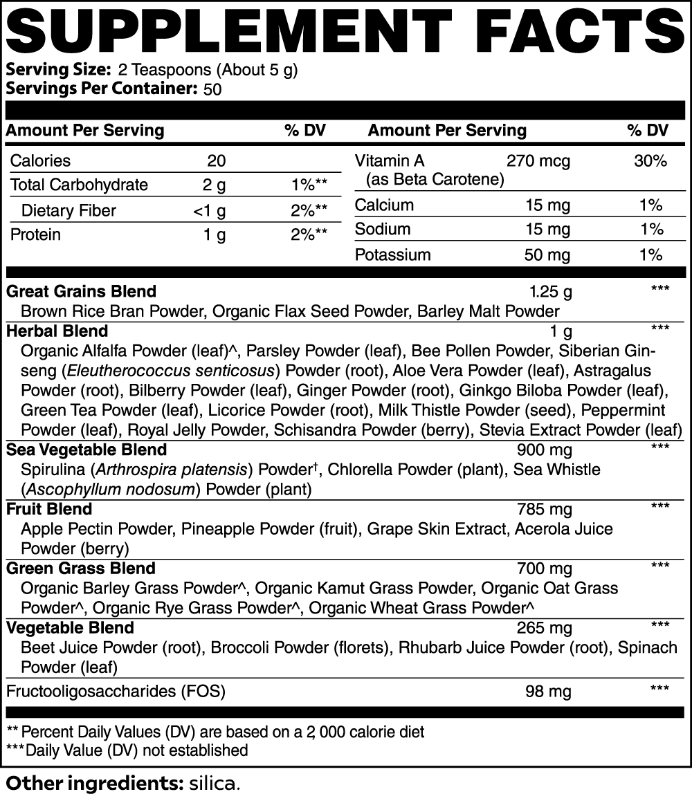 Radiant Greens Superfood Blend